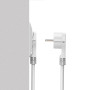Electraline 32040 Bloc 3 prises avec interrupteur/fiche plate 1,5 m Blanc