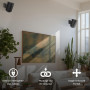 Sound Bass Support mural ERA100 orientable, noir, 1 pc | Compatible Sonos ERA100 & ERA 100 SL | Installation facile | Kit de mon