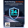 Dashcam Voiture Avant Arrière 4K+1080P, Carte SD 64Go, Vision Nocturne, WDR | Wi-Fi 5GHz, Contrôle via App, Stationnement 24H, P