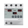 Commutateur de transfert automatique ATS inverseur de source monophasé 63A AC220V Écran LED avec protection contre les surtensio