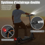 Trottinette Électrique Adulte, 25 km/h, autonomie 30 km, pour 14 Ans et Plus
