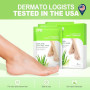 3 Paires Masque pied JVR, Masques Exfoliants Pour les Pieds à L'acide Lactique, soin des Pieds Pour Enlever les Callosités, Répa