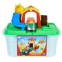 Mighty Express - Gare de la Ferme + Train Fizz - Playset Ferme avec Locomotive de Fizz La Fermière - Jouet Inspiré De La Série -