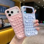 Rokmym Coque pour iPhone 14 en Silicone avec Support à Ventouse Housse Ultra Fine Silicone Souple Étui Antichoc Anti-Rayures Étu