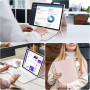WAVATA Clavier pour Redmi Pad SE 2023 11", Rose | Étui Clavier pour Xiaomi Redmi Pad SE 2023 Magnétique Détachable AZERTY Layout