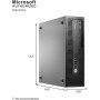HP EliteDesk 800 G2 SFF Ordinateur de Bureau, Intel Core i5-6600T, 8 Go de RAM, 256 Go SSD, Clavier QWERTY américain, WiFi, Blue