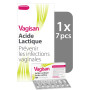 Vagisan Acide lactique pour la prévention des infections vaginales récurrentes 7 Ovules | Rétablir et maintenir la santé naturel
