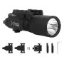 Zhongren X300 Lampe torche tactique pour airsoft 800 lumens Blanc 2 modes Lumière constante / momentanée (Noir)