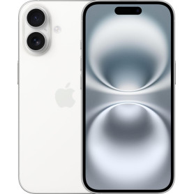 Apple iPhone 16, 128GB, Blanc (Reconditionné)