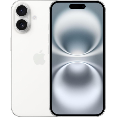 Apple iPhone 16, 128GB, Blanc (Reconditionné)