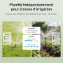 SONOFF SWV-ZF2E Hydro DUO Minuteur d'arrosage Zigbee 2 Zones, entrée en Laiton, IP65, Alimentation Type-C et 4 Piles AA, Adaptat