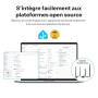 SONOFF SWV-ZF2E Hydro DUO Minuteur d'arrosage Zigbee 2 Zones, entrée en Laiton, IP65, Alimentation Type-C et 4 Piles AA, Adaptat
