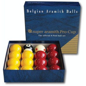 Aramith Lot de boules de billard disponibles en diamètre de 50,8 mm/57,2 mm pour joueurs de billard professionnels dans le monde