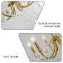 Lustre Cristal Chandelier Doré Lustre Salle à Manger Luminaires IntéRieur | Lustre salon Convient Aux Salles à Manger, Salons, C