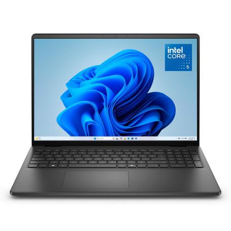 Dell 16 Ordinateur Portable - Intel Core 5 120U, 16GB RAM, 512GB SSD | 16'' 2K écran antireflet 300 nits, Intel UHD Graphics, Wi