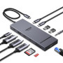 UGREEN Revodok Pro 3121 Hub USB C 12 en 1 Docking Station Triple Affichage | Double HDMI 4K60Hz, 1 DisplayPort 4K120Hz, 10Gbps, 