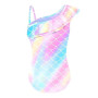 Lito Angels Maillot Fille écailles de Poisson 1 pièce, 3-12 Ans | Motif écailles de poisson arc-en-ciel, Volant au col V, Bretel
