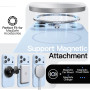 JETech Coque Magnétique Fine pour iPhone 18 Pro, Glacier | Ultra-Fine Léger, Compatible avec MagSafe, Prise Antidérapante, Prote