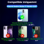 Yohii Coque pour Xiaomi Redmi Note 17 5G / 4G, Noir | 2 Verres Trempés [ Glissière Cache Webcam ] con Support Métal Annulaire à 