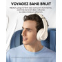 soundcore by Anker Q20i Casque Supra-auriculaire sans Fil Bluetooth avec réduction Active du Bruit Hybride, autonomie de 40 h en
