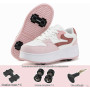 ANEFUN Chaussures de skate à roulettes pour enfants, garçons et filles, baskets avec roues détachables, chaussures de sport