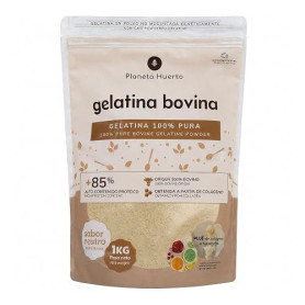 Planète potager | Gélatine bovine neutre en poudre source de collagène 1 kg - 240 Bloom - 100 % pure, épaississante naturelle po