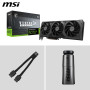 MSI NVIDIA GeForce RTX 5080 16G Ventus 3X OC Black Carte Graphique | 16 Go GDDR7 (30 GB/s, 256-bit), PCIe 5.0, triple ventilateu