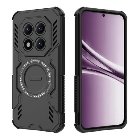 ESHUYI Coque Magnétique pour Xiaomi Redmi Note 15 Pro Plus/Xiaomi Poco M8 Pro, Compatible MagSafe, Étui Antichoc Militaire avec