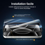 NEW'C Verre Trempé pour iPhone 18 Pro 6,3 Pouces,Vitre Protection Écran | Lot de 3, Transparent, 6,3 pouces, Outil d'installatio