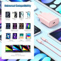 2Pack Chargeur iPhone 18 17 16 15, 20W USB C Chargeur Rapide 2M Câble C to C pour iPhone 18 Pro/17 Pro Max/17e/16e/16 Pro/15 Plu