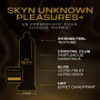 SKYN Unknown Pleasures + : Boîte de 42 préservatifs masculins sans latex | 6x texture intensément perlée, 24x goût de cocktails,