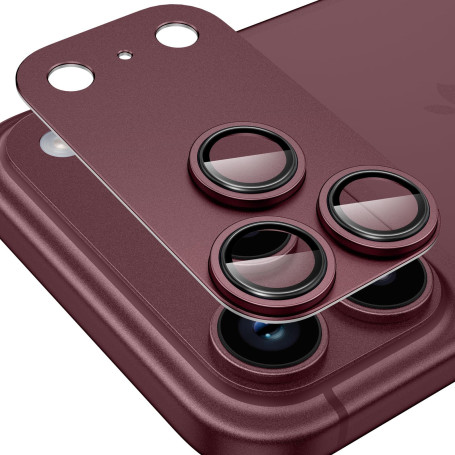 Kamita Protecteurs d’objectif de Caméra Compatible avec iPhone 18 Pro Max | Caméra Arrière Protecteur avec Verre Trempé Film, Co