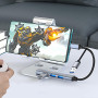 Lamkrtlp Hub USB-C, Hub USB 3.0 4 Ports Data Hub Ultra Fin Multiport USB 3.0 5Gbps Haute Vitesse Compatible avec Matebook PC Tab
