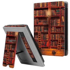 FINTIE Étui pour 6" Kobo Nia 2020 / Kobo Clara HD 2018 (Modèle N306/N249) | Coque avec Béquille Housse avec Compartiment Cartes