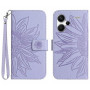 BORYA Coque pour Xiaomi Redmi Note 13 Pro+ 5G/Plus 5G, Cuir PU avec Motif Tournesol pour Filles, Étui avec Fentes pour Cartes Fe