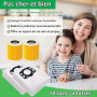 10 Sac pour Aspirateur Karcher WD3 WD2 Plus MV2 MV3 SE4002 avec 2 Filtre à Cartouche (6.414-552.0)