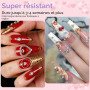 Makartt Rhinestone Glue Gel 30g 3D Nail Art, Adhésif Super Fort pour Strass | Colle Adhésive Super Forte Strass Bijoux Décoratio