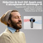 JBES Ecouteurs Bluetooth sans Fil, Écouteurs sans Fil Bluetooth 5.4, 6 Micro ENC Anti Bruit, Basses Puissantes, 60H de Lecture, 