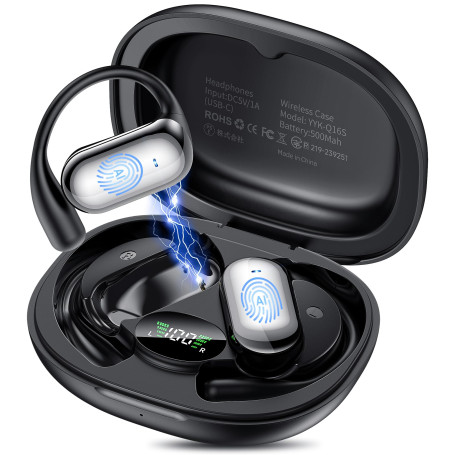 Écouteurs Traducteur IA Instantané 198 Langues Bluetooth 6.1 Sans Fil 80h | IA Oreillette Traducteur 8 Modes de Traduction pour 