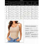 Aottori Débardeur Femme Col Rond Bretelles Spaghetti Dos Nu Côtelé Slim Fit | Sans manches, Été décontracté, Chic élégant, Basiq