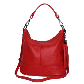 AmbraModa GLX09 Sac à main pour femme en cuir véritable