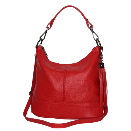 AmbraModa GLX09 Sac à main pour femme en cuir véritable