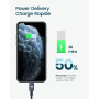 RAMPOW Cable iphone MFi Certifié Cable USB C vers Lightning Nylon Tressé 1M | Charge Rapide, Chargeur iPhone Power Delivery 3.0 