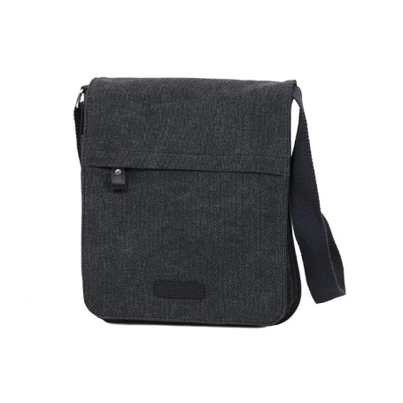 Pochette Katana Portée Travers en Toile Garni Cuir De Vachette 6568