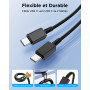Chargeur USB C 45W Prise USB C Chargeur Charge Rapide pour Samsung Galaxy S26 S25 Ultra S24 S23 S22 S21 FE A57 A56 A55 A54 A37 A