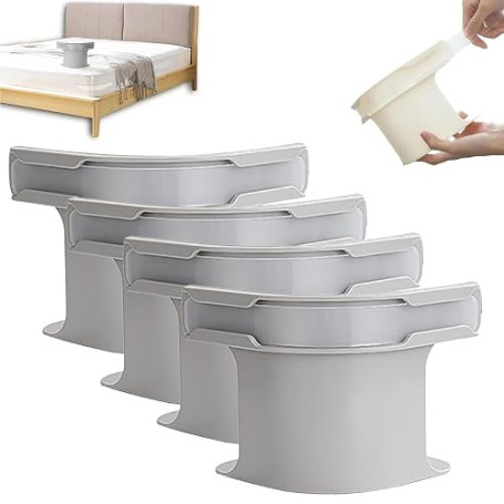 LAIKAIEU Supports De Draps, Porte-draps De Lit avec des Bandes De Verrouillage, Clips De Feuille De Verrouillage sans Glissement