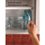 Praknu 4 Boîtes en Verre 500 ml avec Couvercle – Conservation Alimentaire | Hermétiques et empilables, sans BPA, passent au lave