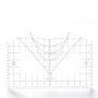Guide d'alignement de t-shirt pour l'alignement du vinyle | Outil de mesure de chemise pour presse à chaud, outil d'alignement d