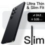 JETech Coque Fine pour Samsung Galaxy S25 Ultra, Noir Titane | Protection de l'Objectif Caméra, Finition Mat Ultra-Fine, Étui Ho