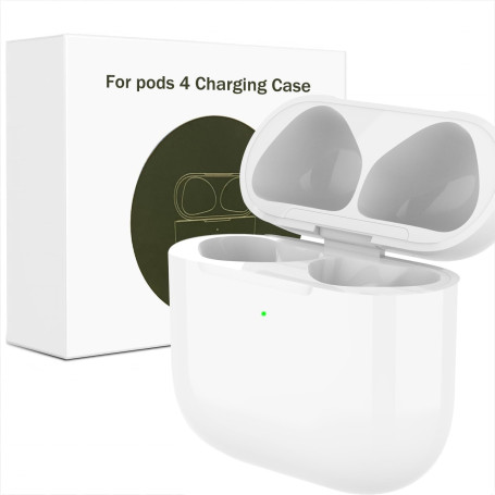Étui de Chargement sans Fil Compatible avec AirPods 4ème génération (2024), étui de Chargement USB-C avec Bouton de synchronisat